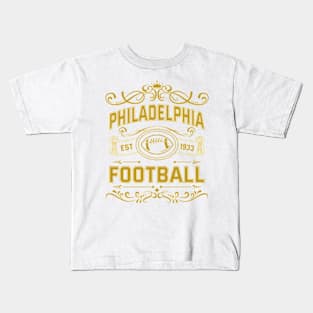 Vintage Philadelphia Football Kids T-Shirt